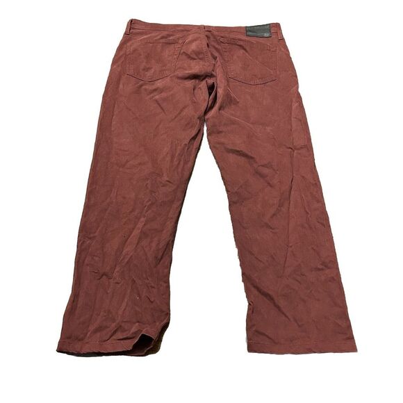AG Adriano Goldschmied Jeans Mens 36 Burgundy The Ives Modern Athletic Men 36x30 - Picture 1 of 8
